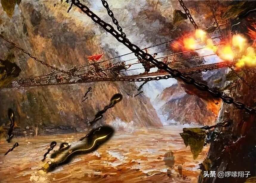 300年前的人怎样将40吨铁链横跨在大渡河上，并一年内建成泸定桥